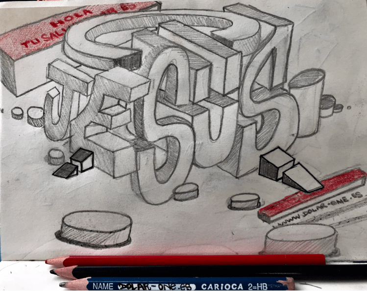 DOLAR ONE GRAFFITI ALICANTE GOSPEL GRAFFITI CREW