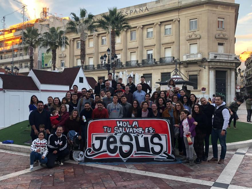 CUADRO PINTADO EN EL CENTRO DE HUELVA POR DOLAR ONE GRAFFITI